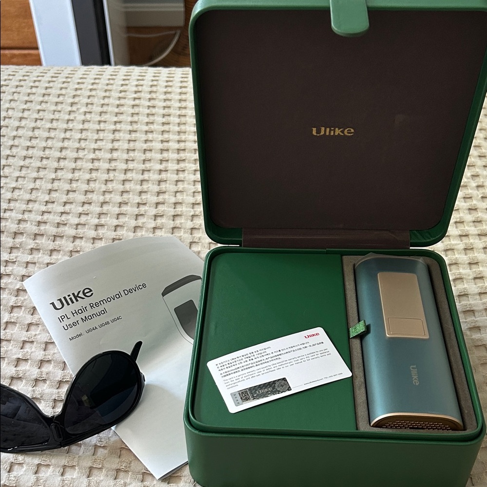 Ulike Green IPL Hair Removal Device - Portable Women's Hair Reduction